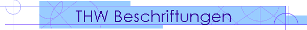 THW Beschriftungen